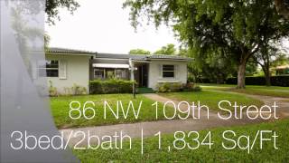 preview picture of video '86 NW 109th Street in Miami Shores - Video Tour | HB Roswell Realty'