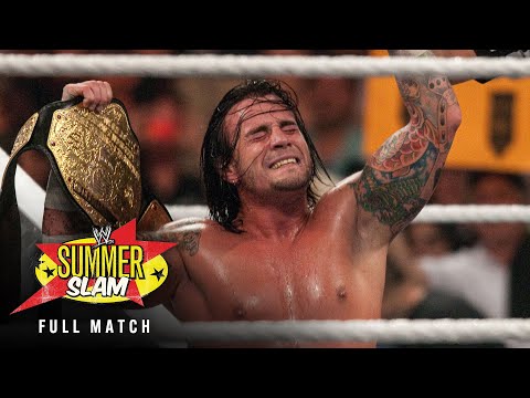 FULL MATCH — CM Punk vs. Jeff Hardy - World Heavyweight Title TLC Match: SummerSlam 2009