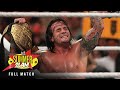 FULL MATCH CM Punk Vs Jeff Hardy World Heavyweight Title TLC Match SummerSlam 2009