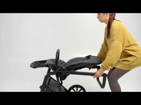 Anex M/Type PRO Kinderwagen - Zusammenklappen des Gestells