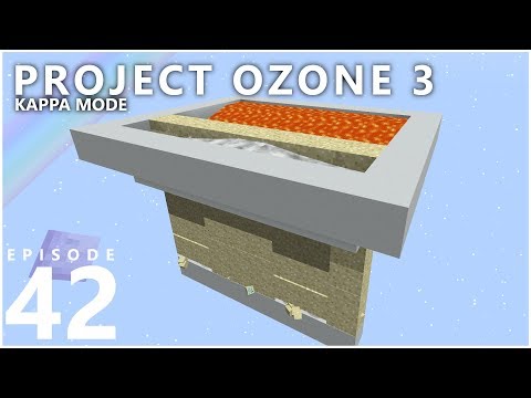 Hypnotizd - Project Ozone 3 Kappa Mode - EPIC SAND GENERATOR [E42] (Modded Minecraft Sky Block)