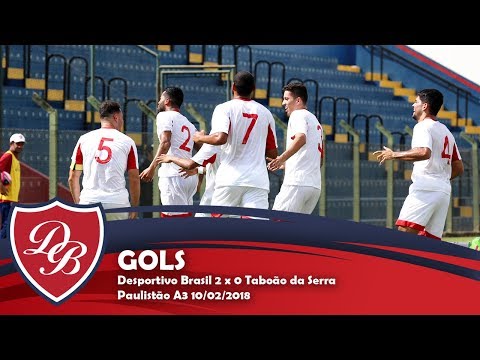 Os gols da vitória do Desportivo Brasil sobre o Taboão da Serra