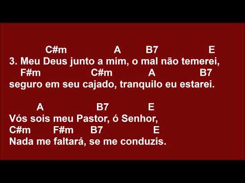 Vós Sois Meu Pastor Ó Senhor video