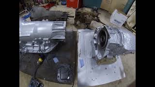 Difference between GM NP205 old to new style. Also Turbo 400 transmission spline.