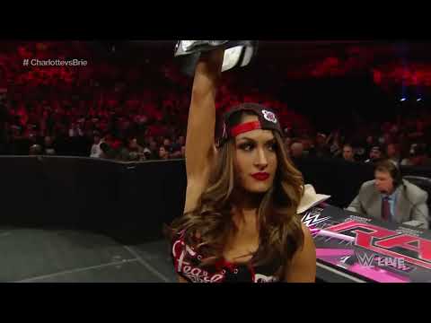 Charlotte vs. Brie Bella: Raw, Oct. 19, 2015