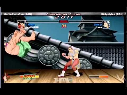 Canada Cup 2011 - HD Remix - MerlinOwnsYou (Chun-Li) vs Girlystyles (E. Honda)