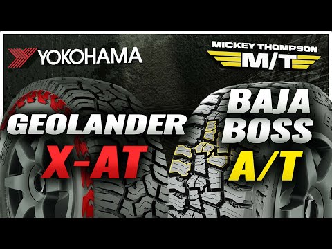 Mickey Thompson Baja Boss AT vs Yokohama Geolander X-AT G016