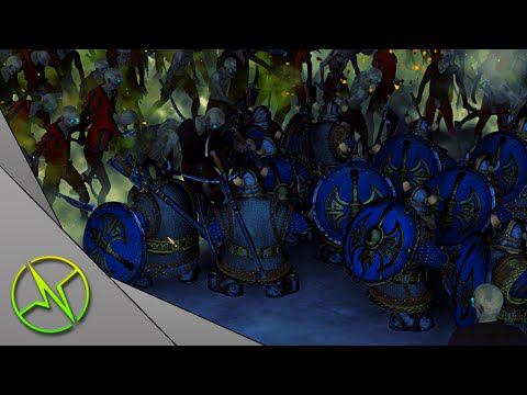 1000 DWARF THUNDERERS VS 5000 ZOMBIES!!! -Total War: WARHAMMER Cinematic Battle