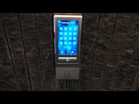 Otis Compass Plus Traction High-Rise Elevators at Denver Place South Tower, Denver, CO