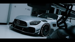 Double Trouble 2.0 | 2x Widebody Mercedes AMG GTS with Futuristic Cyber Wing