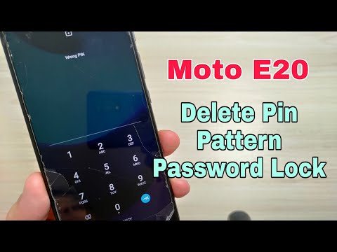 Hard Reset Motorola Moto E20 (XT-2155). Remove pin, pattern, password lock.