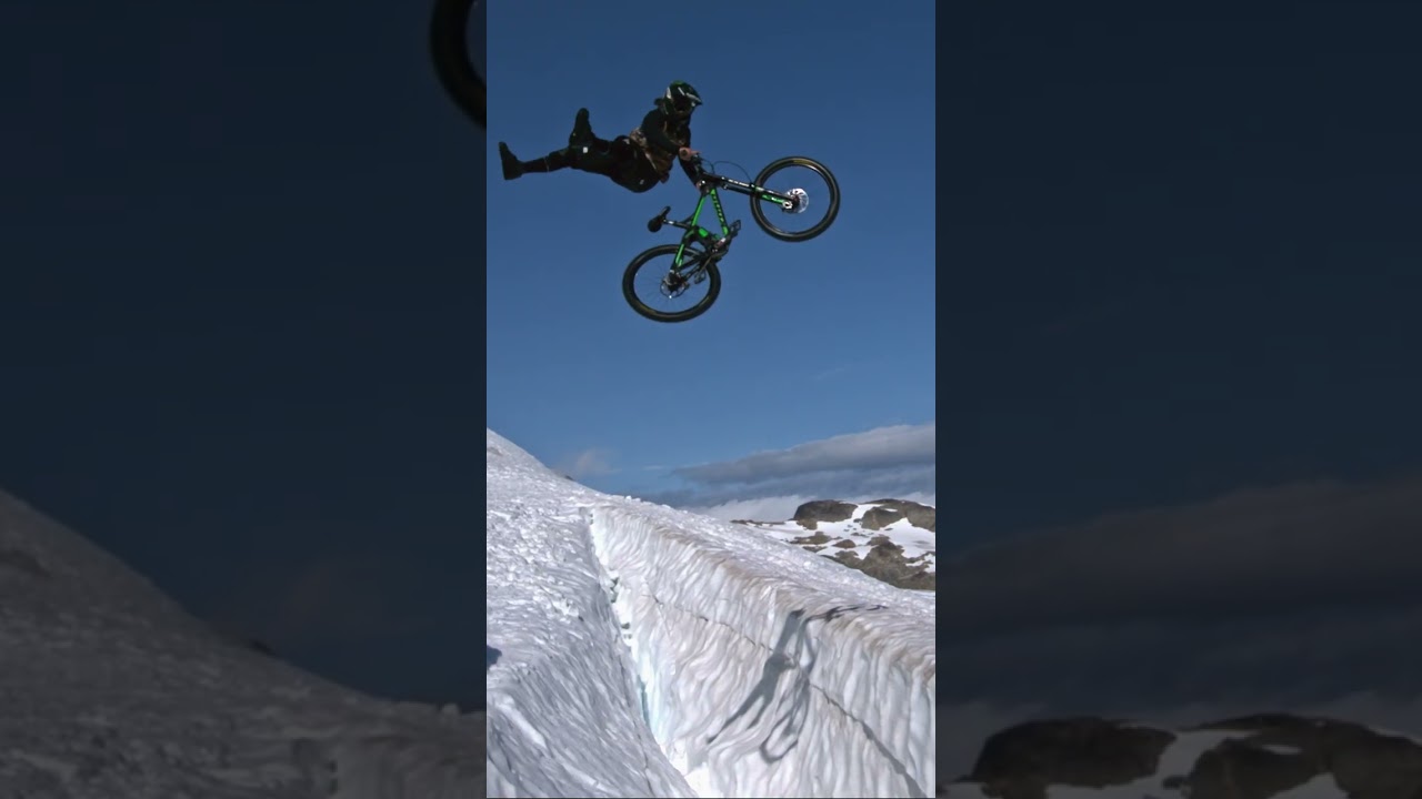 Graham Agassiz Took a Mountain Bike Onto a Glacier