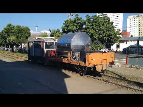 Auto de Linha VL! partindo do Pátio da Estação, Centro da cidade de Três Rios.