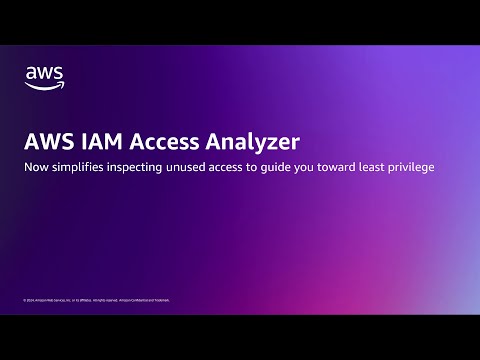 IAM Access Analyzer simplifies inspecting unused access | Amazon Web Services