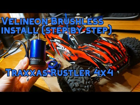 TRAXXAS RUSTLER BRUSHED TO BRUSHLESS STEP-BY-STEP GUIDE