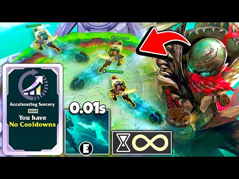 Pyke, but I have INFINITELY stacking ability haste and my E has no cooldown