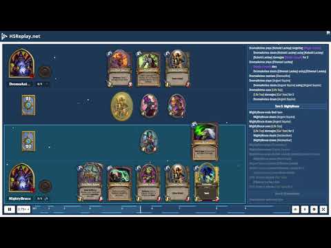 ProGaming - Hearthstone, Zoo Warlock(16) vs Zoo Warlock(16) by DromaAnima and MightyBruce, Ranked...