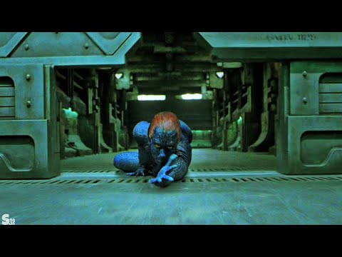 Mystique vs Col. William Stryker Force - Alkali Lake Fights Scene. | X2 (2003)