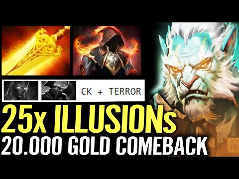 🔥 25x iLLusions Fight GOD PL vs CK + Terrorblade — 105 DPS Cancer 20.000 Gold Comeback Dota 2 Pro