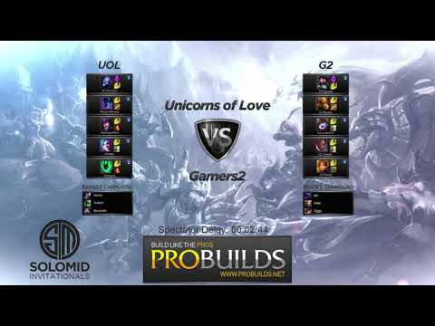 Solomid EU Invitational 6: Gamers 2 vs Unicorns Of Love G2 (17.05.2014)