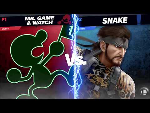 UNS 2.1 - Slaine (Mr. Game & Watch) vs Joel Joestar (Snake, Bowser) Winners Semifinals - SSBU