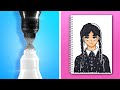 FUN & EASY DRAWING HACKS for BEGINNERS || Good VS Bad Student Art Battle by 123 GO! CHALLENGE