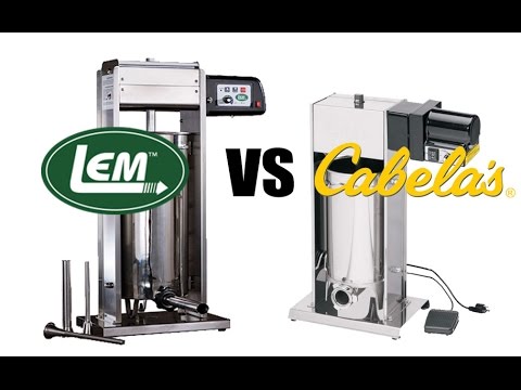 Sausage Stuffer Comparison: LEM vs Cabela's