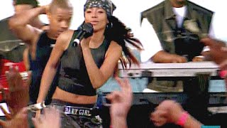 Aaliyah — Try Again (Live on TRL) (2000) (4K)