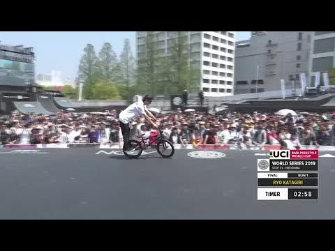 Ryo Katagiri | 1st place - UCI BMX Flatland World Cup Final | FISE Hiroshima 2019