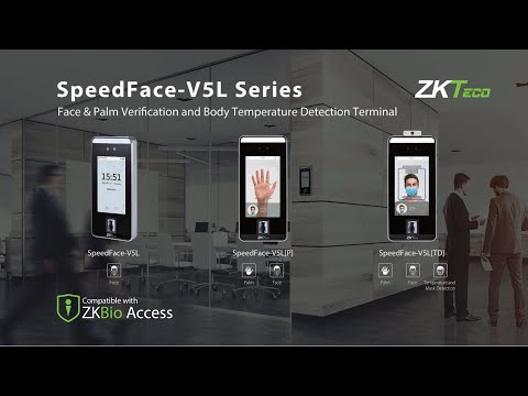 Speedface V5l (Td) Touchless Face Detection System With Body Temperature