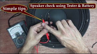 Download lagu How to check speaker using analog tester and battery? mp3 Download lagu How to check speaker using analog tester and battery? mp3