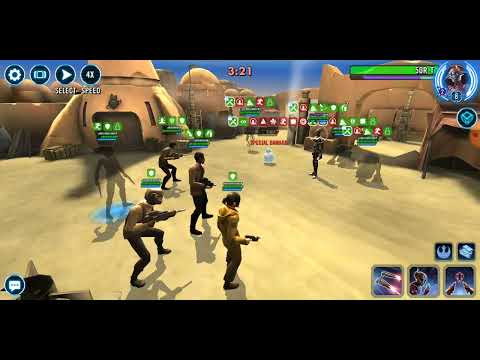 3-star Zorii Bliss + Finn/Poe/Rose/RT vs. 50R-T/BB-8/R2-D2/T3-M4/IPD (L9 IPD datacron): 65 banners!