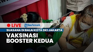Suasana Vaksinasi Covid-19 Booster Kedua di Balai DKI Jakarta, Selasa (25/1/2023)