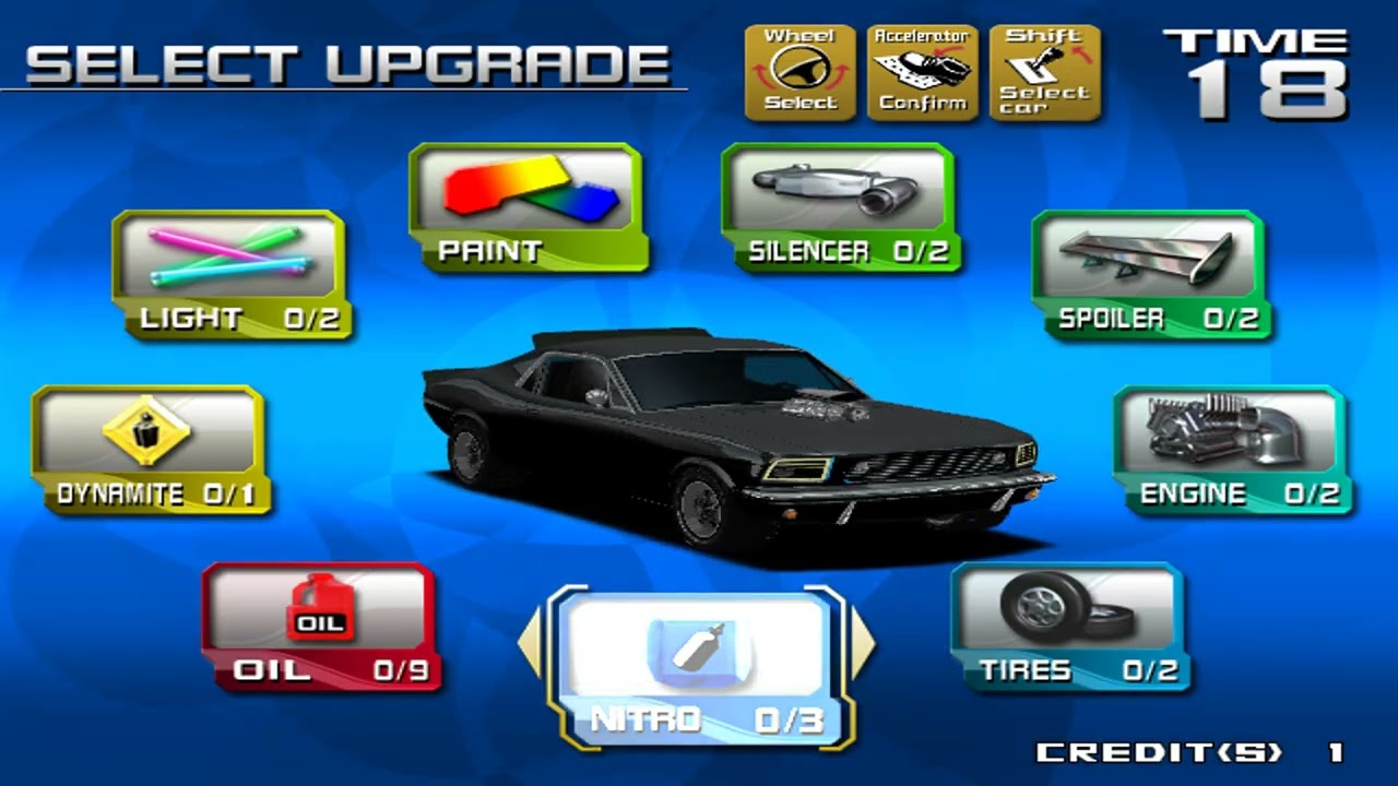 KONAMI CRAZY STREETS THRILL DRIVE 4 -  DRAGOON PARK 1-6 COURSES  - HARD CAR 1  - 2026 4K UK ARCADES