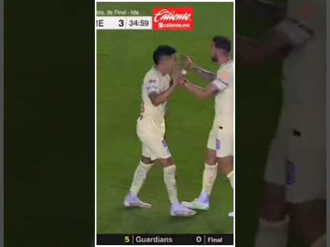GOOL DEL AMÉRICA el Leo Suárez con fortuna marca el tercero para el ame San Luis 1-3 América