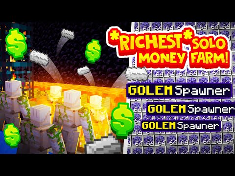 THE *RICHEST* MONEY FARM on Minecraft Factions *MILLIONS* (OP)