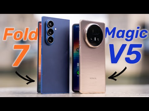 Best foldable phone of 2025? Galaxy Z Fold 7 vs. Honor Magic V5 | Comparison & Test