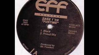 Zage 1 114 aka Eddie Fowlkes - Funtime (Black) - Eff Records 002