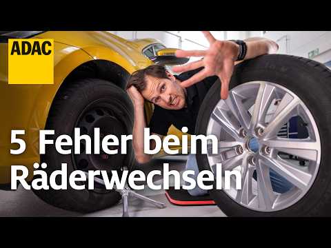 Die fünf häufigsten Fehler beim Räder wechseln und wie ihr sie vermeidet | ADAC