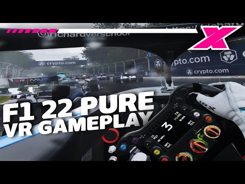 How F1 22 Performs In VR  - Formula 2 Rain Gameplay