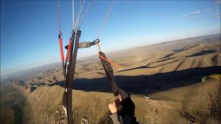 preview picture of video 'Paragliding Randolph Utah 2014 08 28'