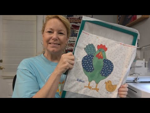 Tutorial - Edna Digitize & Sew, Lori Holt's Chicken Salad Quilt BES4 / Simply Applique, Re-sequence
