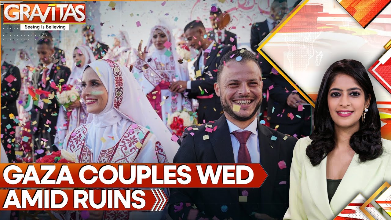 Gaza Sees 54 Couples Marry in Mass Ceremony Amid Hardships | GRAVITAS
