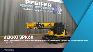 Gru cingolata Jekko SPK60 INCL NEW TRACK PADS, Hybrid - Diesel + Elect | Immagine 4 - Machineryline