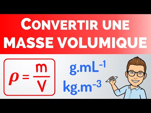 CONVERTIR unités MASSE VOLUMIQUE 💡 Méthode | Physique-Chimie