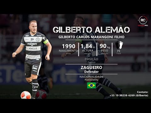 Gilberto Alemão - Zagueiro (Defender) - 2024