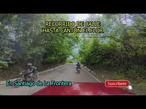 Calle a Cantón El Flor en Santiago de La Frontera en Santa Ana, EL SALVADOR 0-25