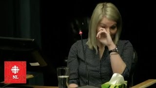 Meghan Dunphy emotional when describing her father
