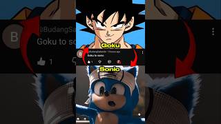 Download lagu Connecting goku to sonic (insane speeds in one frame ⚡️) #shorts mp3