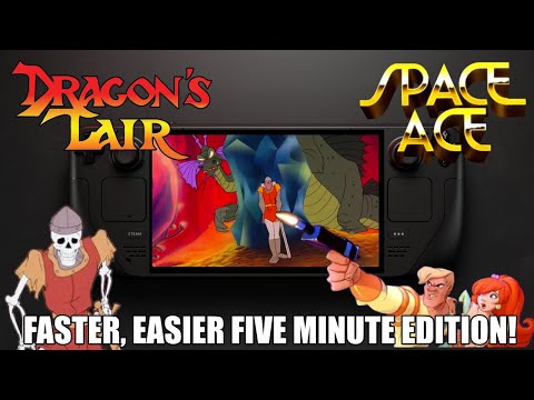 Play Dragon's Lair and Space Ace with DAPHNE (Super Easy Five Minute Edition)
